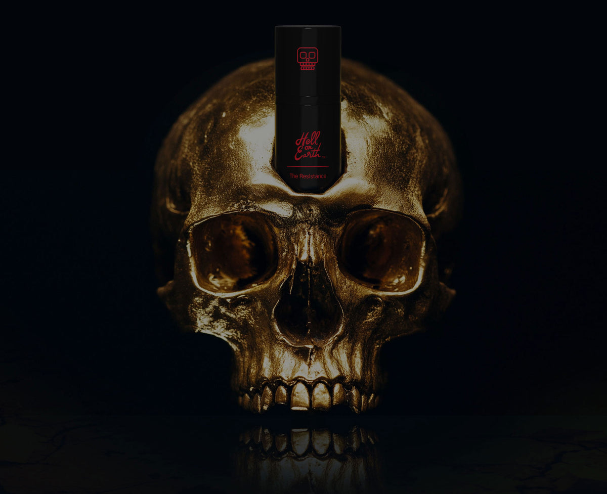 Gold skull The Resistance by Hell on Earth